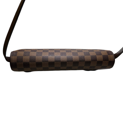 Used LOUIS VUITTON Monogram Damier Shoulder Bag Brown