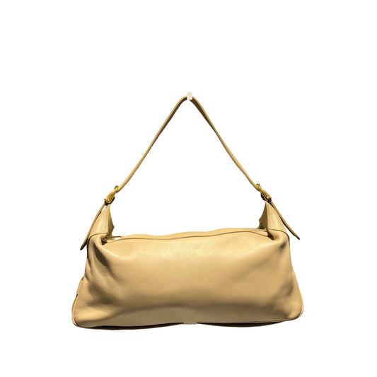 Used CÉLINE Romy Shoulder Bag Grey GHW