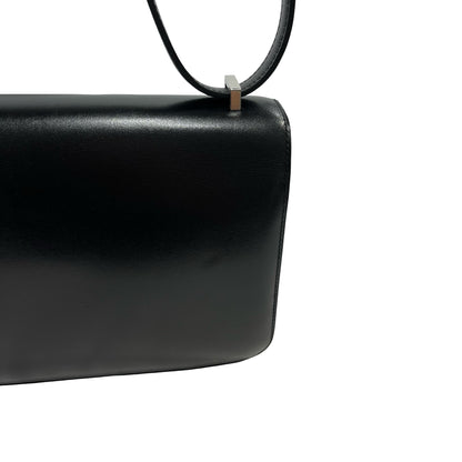 Used HERMES Solid color Constance Shoulder Bag Black