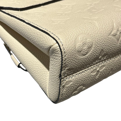 Used LOUIS VUITTON Monogram Empreinte Leather Vavin BB Shoulder Bag Ivory GHW