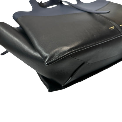 Used CÉLINE Shoulder Shoulder Bag Black Navy Blue