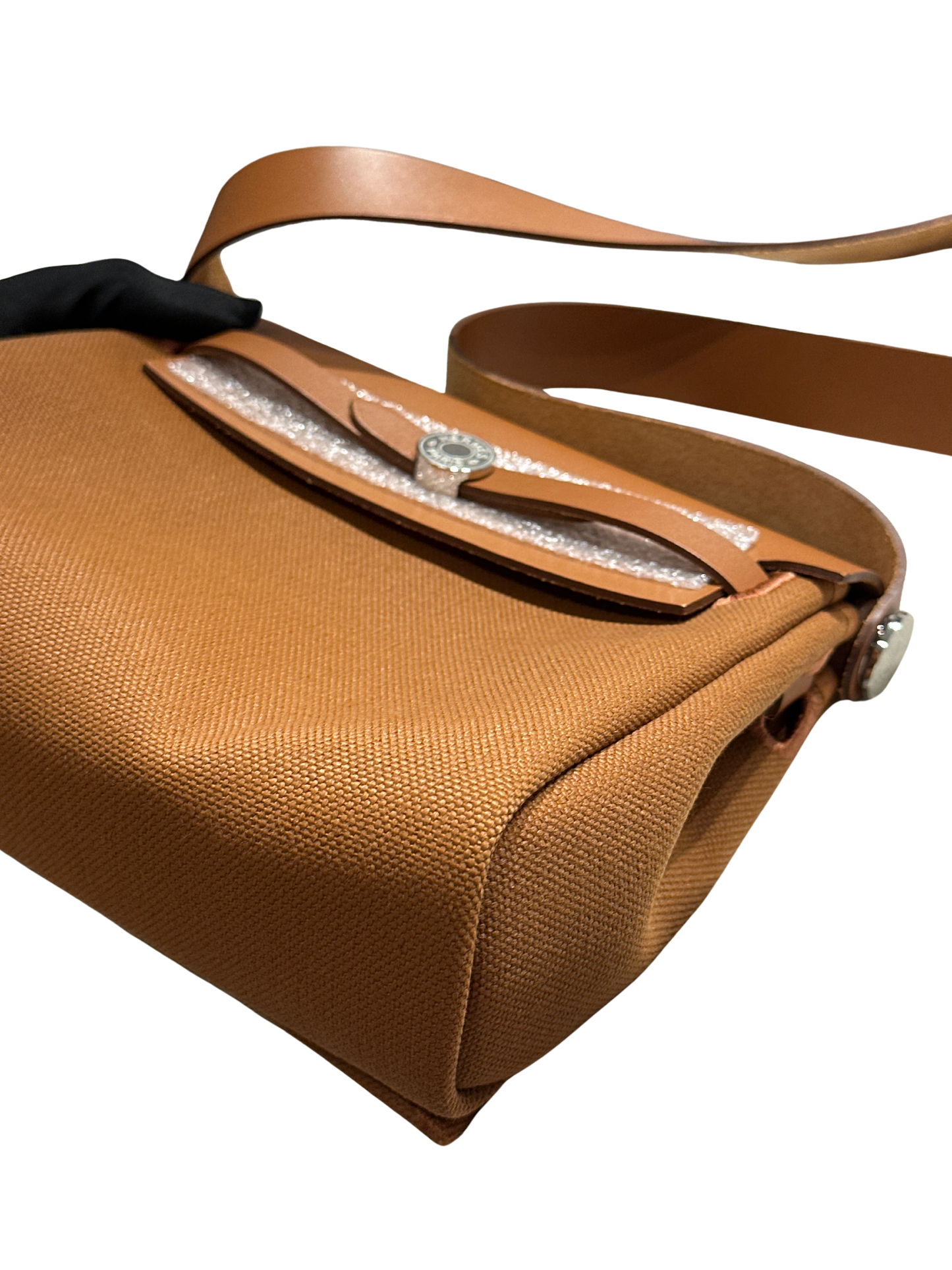 Brand New HERMES Mini Herbag Shoulder Bag Gold PHW