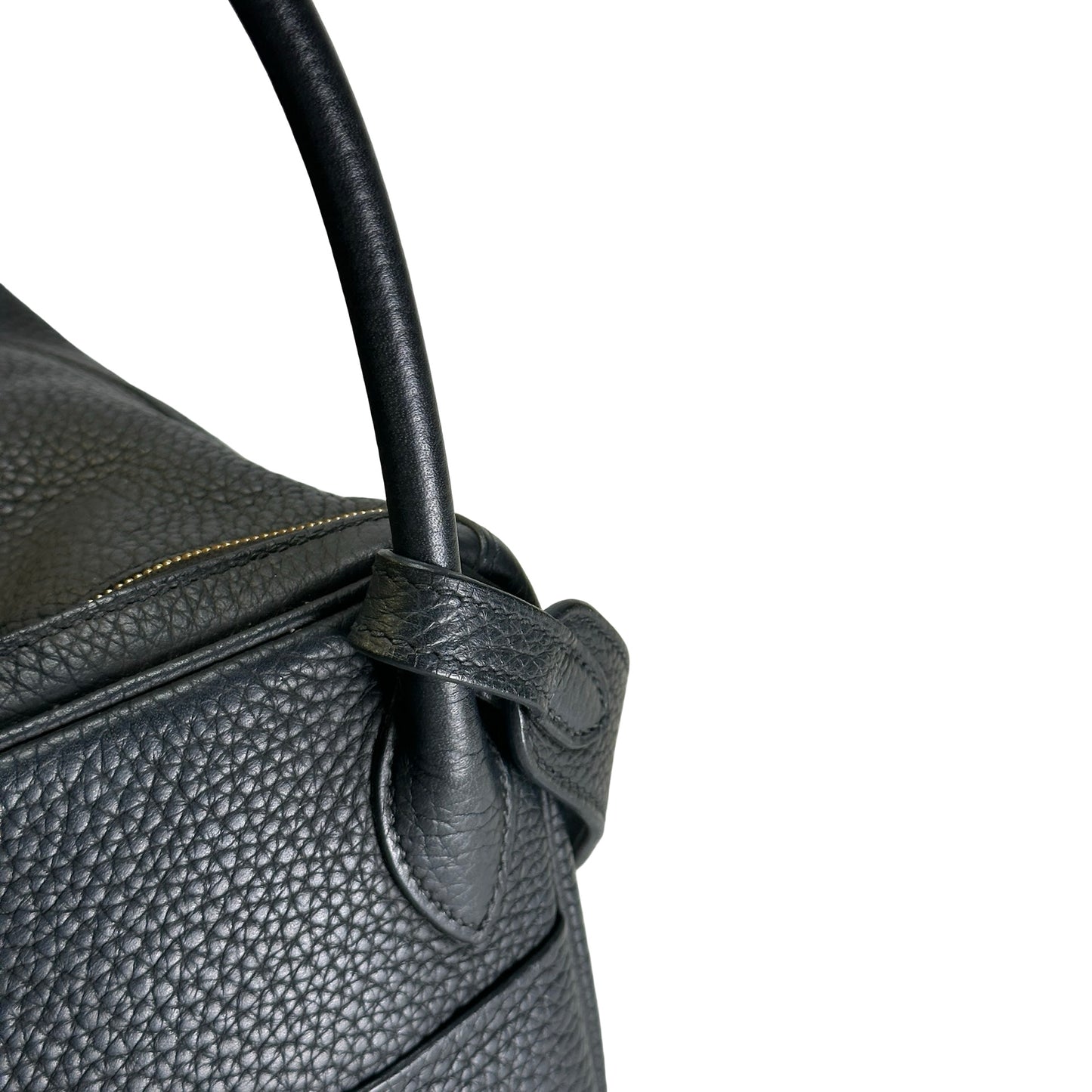 Used HERMES Tc Lindy 26 Shoulder Bag Black Ghw