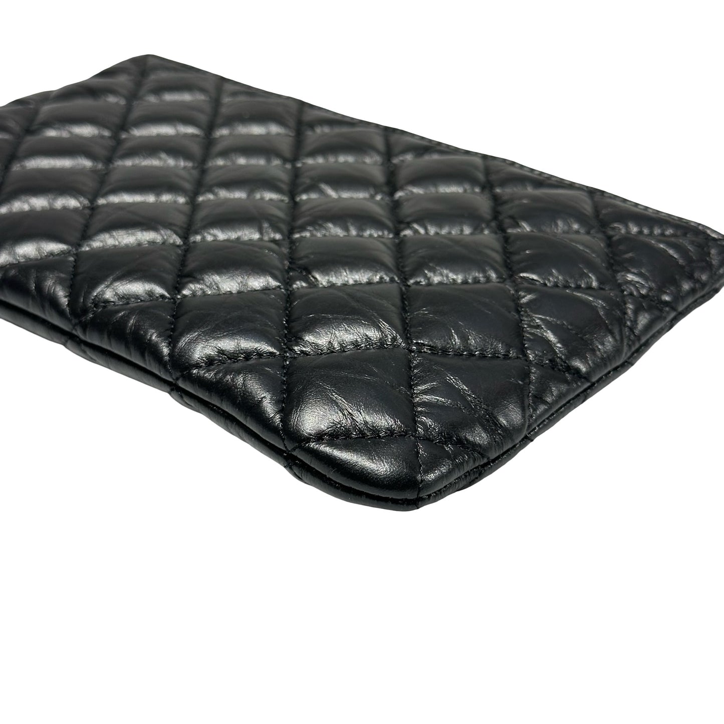 Unused Chanel 2.55 POUCH Pouch Black GHW