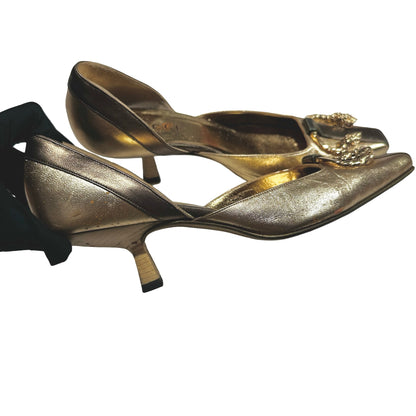 Used Gucci Heels Heels Gold