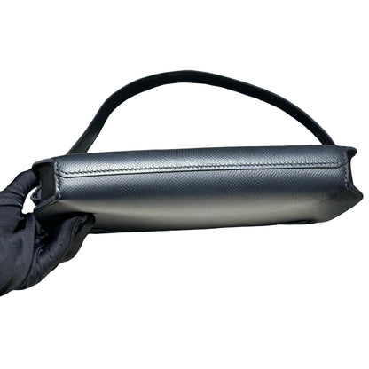 Used HERMÈS Kelly Depeches 25 Shoulder Bag Black GHW