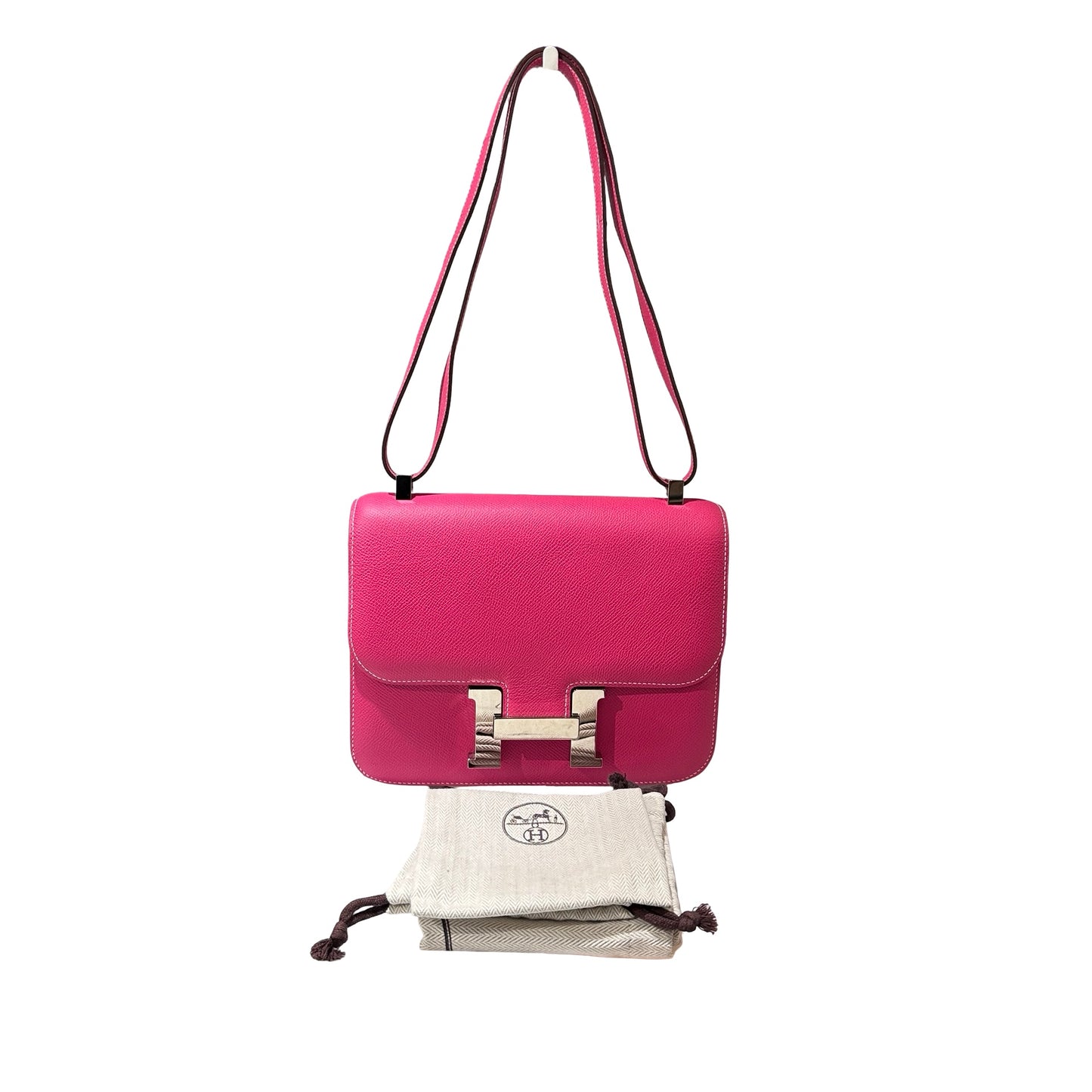 Used Hermès Constance 24 Shoulder Bag Pink PHW