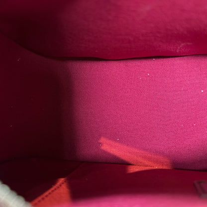 Used LOUIS VUITTON Monogram Satchel PHW Red