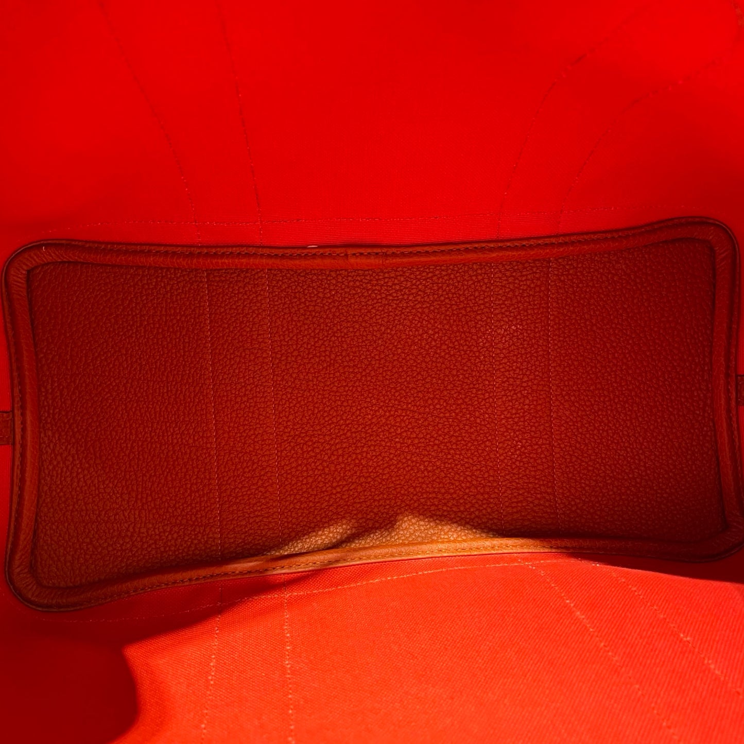 Used HERMÈS GP36 Tote Bag Red Brown PHW