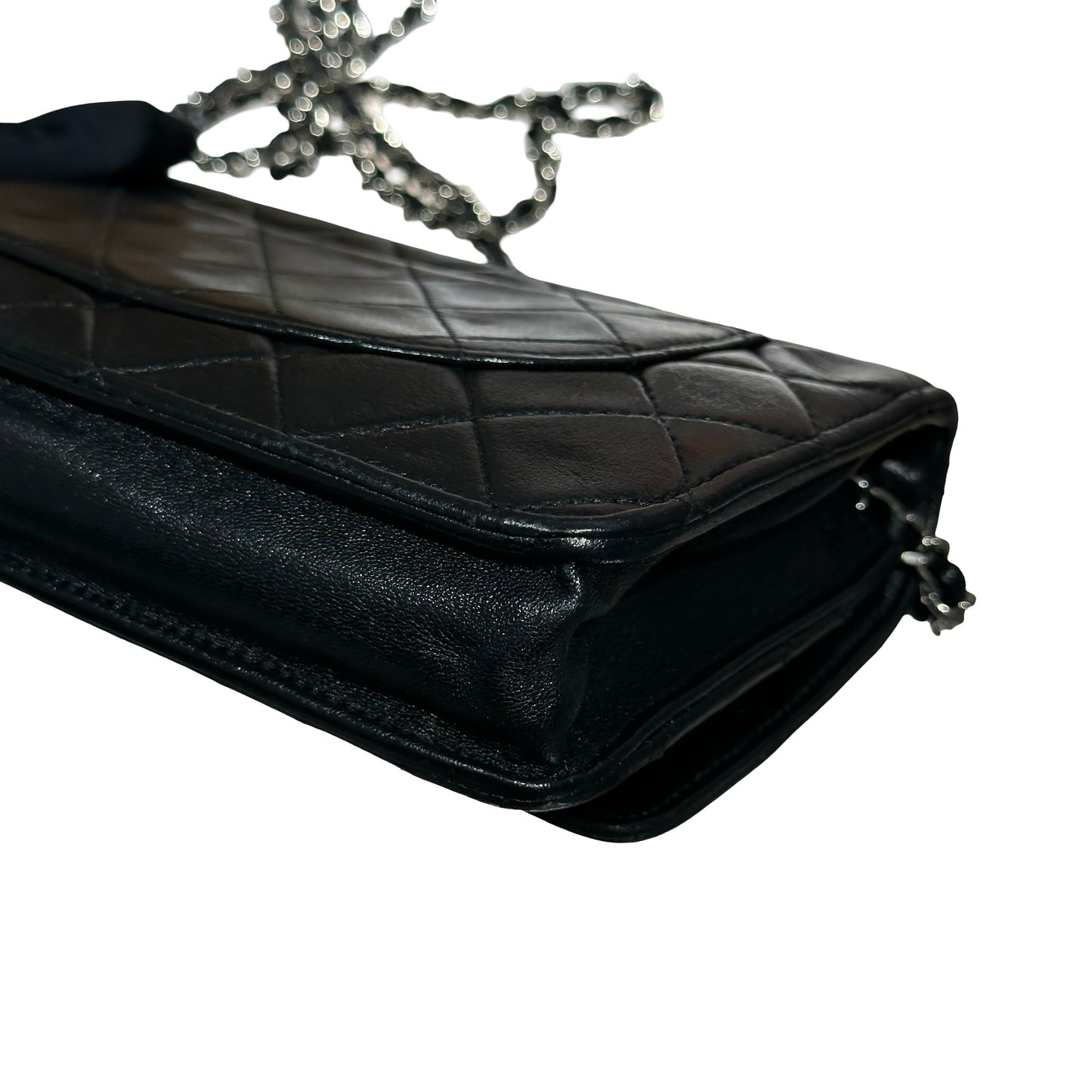 CHANEL LARGE WOC BLACK LAMBSKIN PHW [3000599]