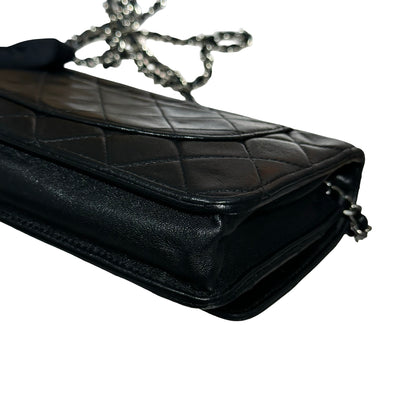 CHANEL LARGE WOC BLACK LAMBSKIN PHW [3000599]