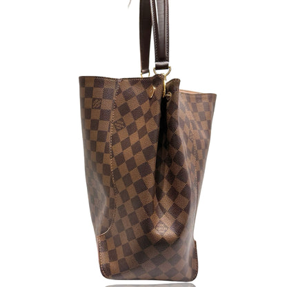 Used LOUIS VUITTON Monogram coated canvas Damier Cassa Hobo Shoulder Bag Brown GHW
