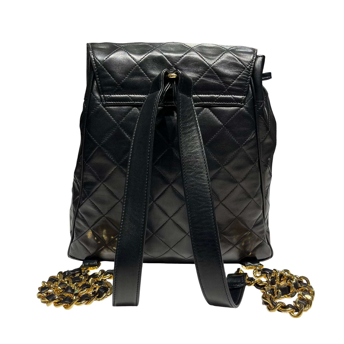 Used CHANEL Backpack Black