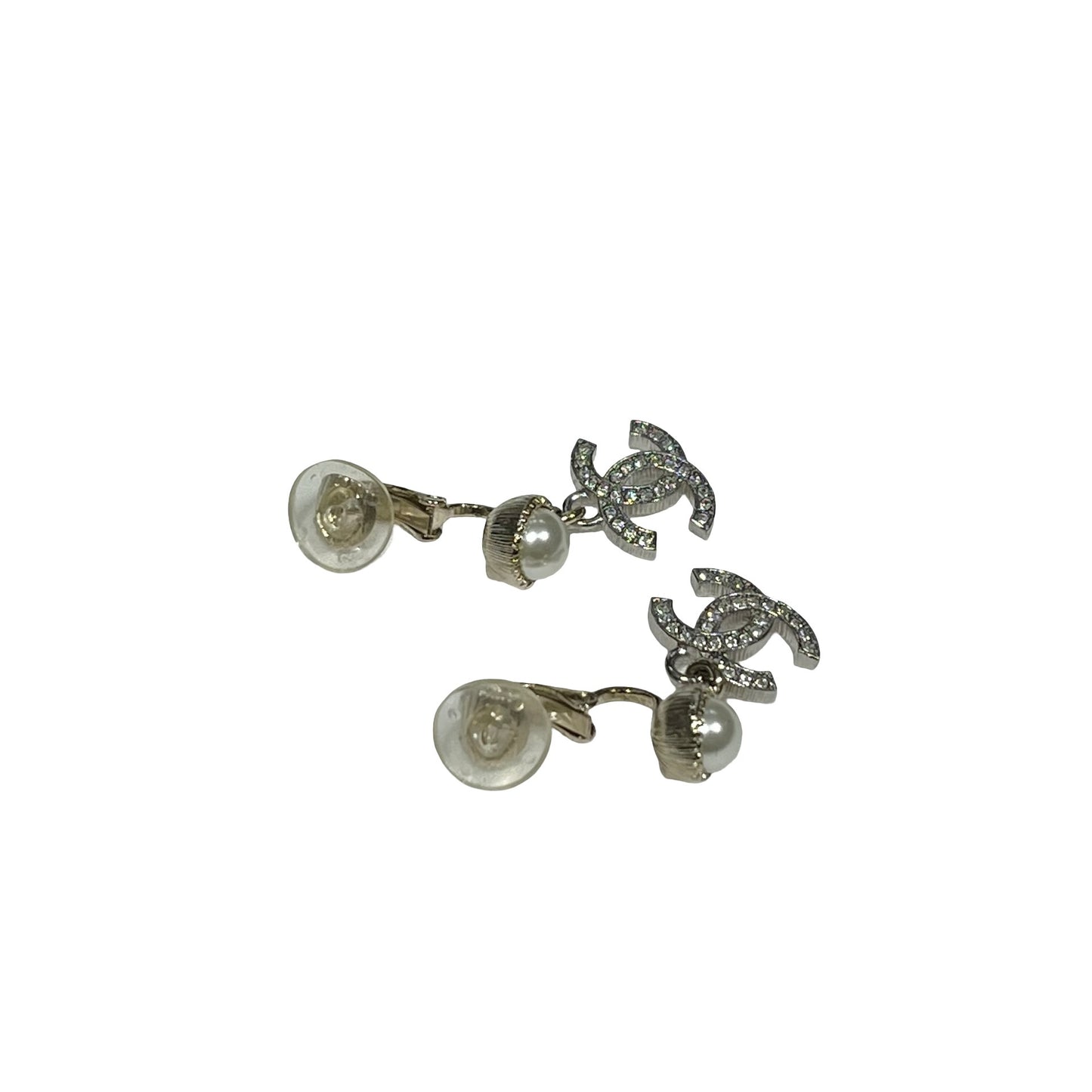 CHANEL CC EARRINGS WITH PEAL [3000645]