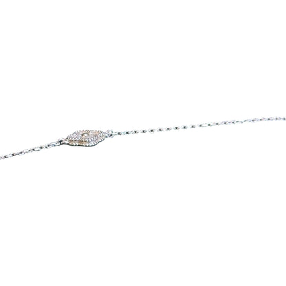 Used VAN CLEEF & ARPELS 18K Gold Sweet Bracelet BRACELET Silver