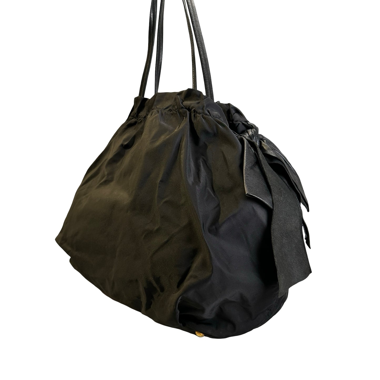 Used PRADA Nylon Tote Tote Bag Black