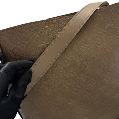 Used LOUIS VUITTON All in GM Shoulder Bag Brown GHW