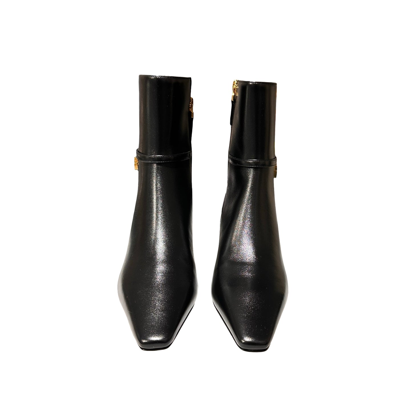Unused FENDI BOOTS Shoes Black GHW