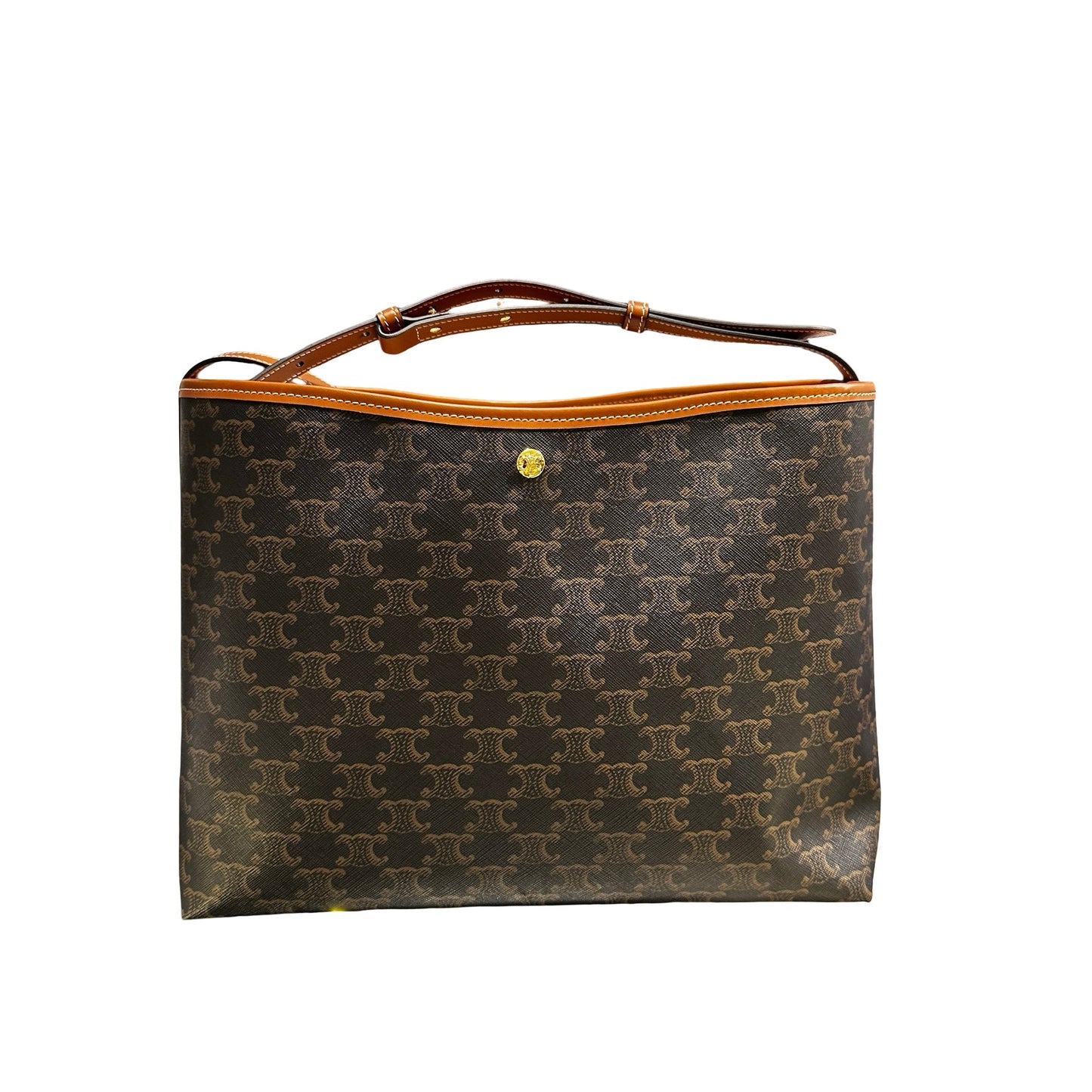 Used CÉLINE Tote Brown GHW Tote Bag Brown
