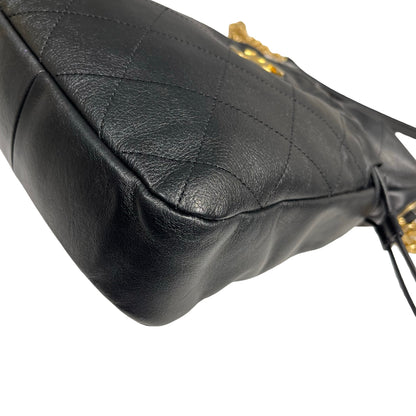 CHANEL BUCKET BAG BLACK GHW [3001201]