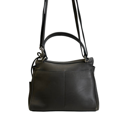 Used BALENCIAGA Leather Shoulder Bag Shoulder Bag Grey