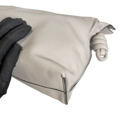 Used LOEWE Lambskin Flamenco Cross body bag Grey