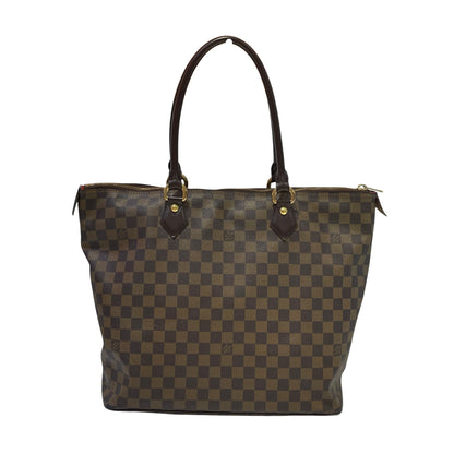 TOILE DAMIER Coated Canvas Saleya GM tote Hand Bag Hand bag [100356]