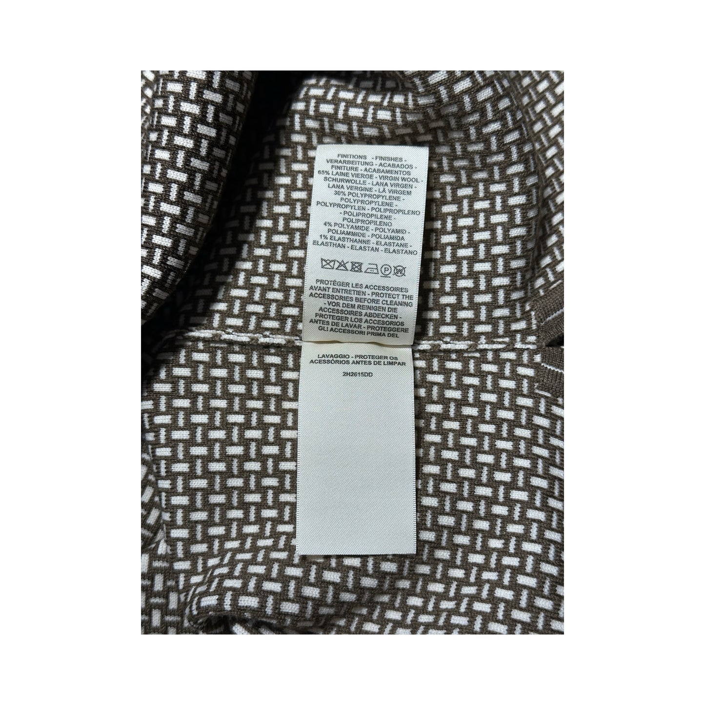HERMES KHAKI SHORT SLEEVE KNIT [20000276]