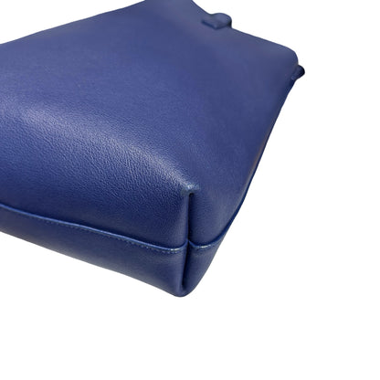 Used SAINT LAURENT Tote Bag Navy Blue GHW