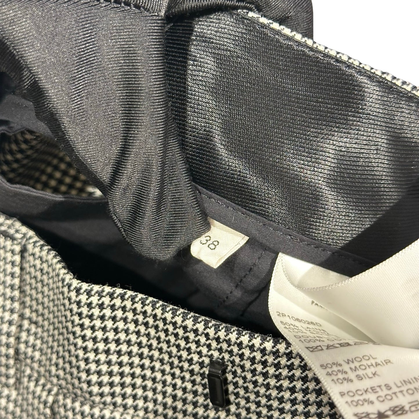 Used Céline Pants Black Beige