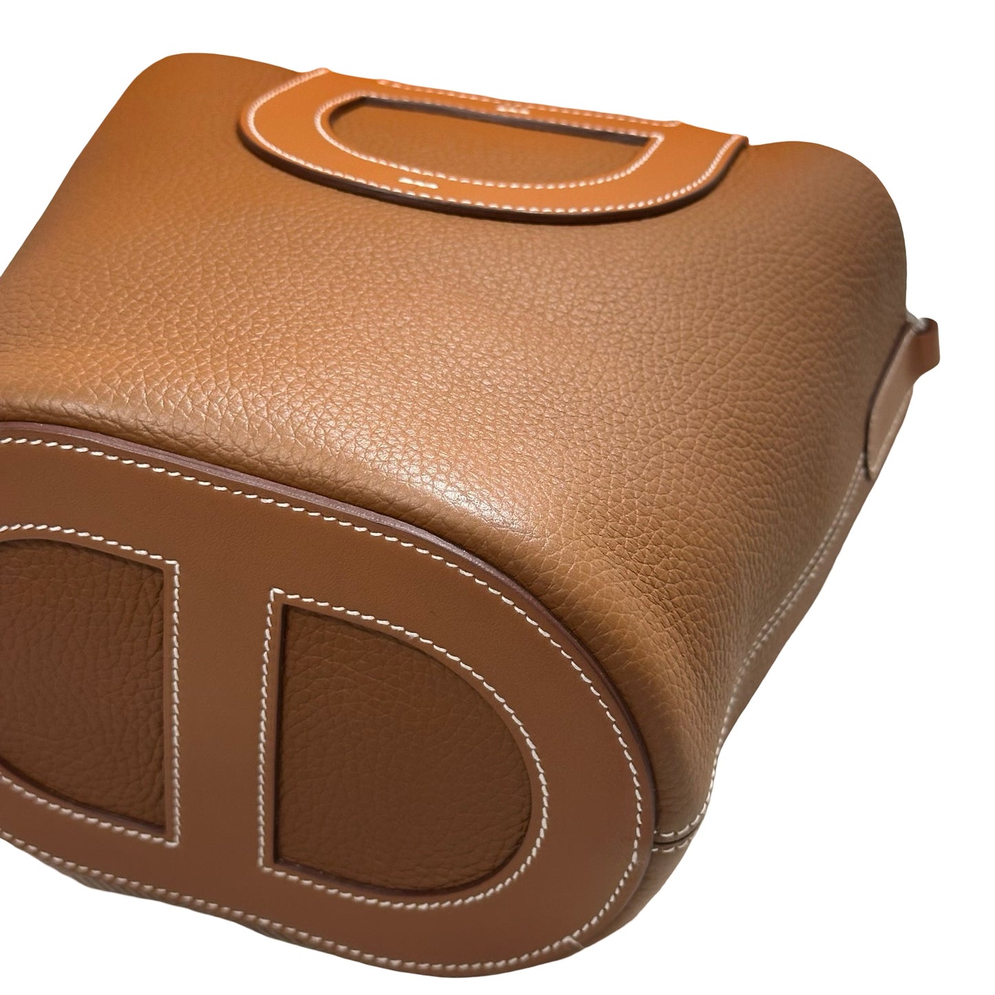 Used HERMÈS In The Loop Handbag Gold PHW