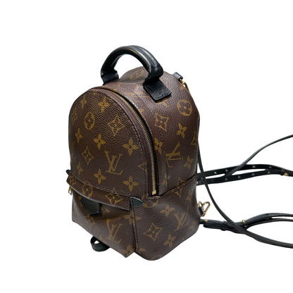 Used LOUIS VUITTON Monogram Backpack Brown Black GHW