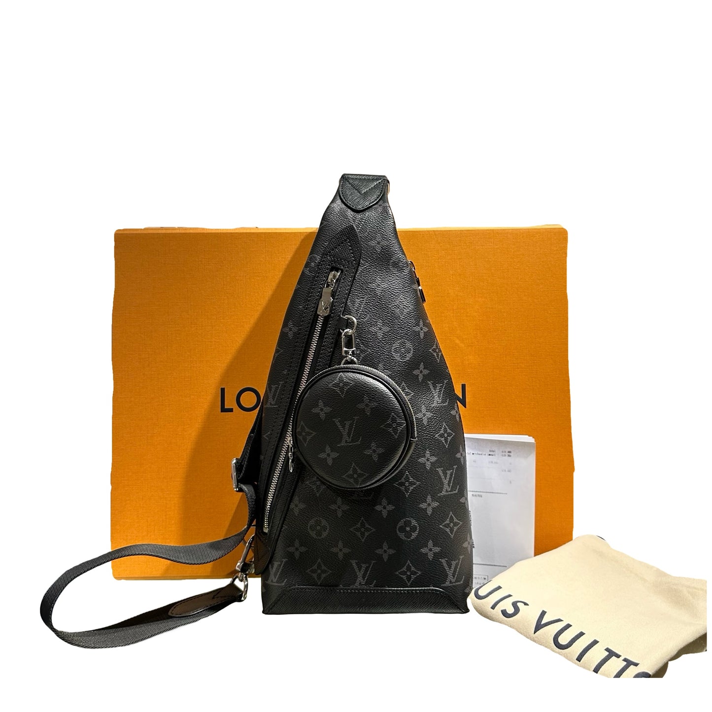 LV DUO SLINGBAG MONOGRAM ECLIPSE CANVAS PHW [3001116]