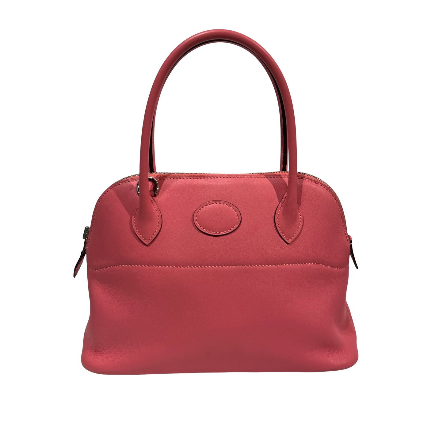 Used HERMÈS BOLIDE 27 Two Way Shoulder Bag PHW Pink