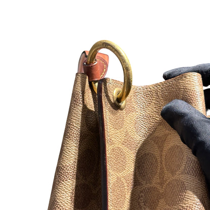 COACH BROWN BUCKET BAG [3000191]