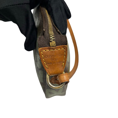 LV GRAFFITI POCHETTE BROWN GREEN [3000793]