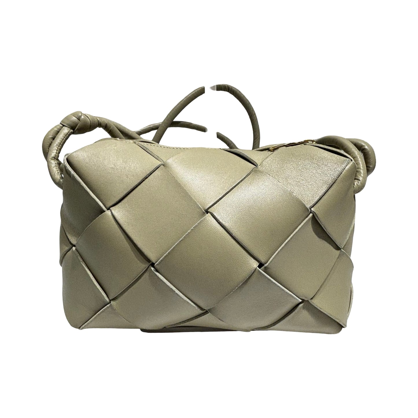 BV TRAVERTINE (LIGHT GREEN) CASSETTE SHOULDER BAG [20000319]