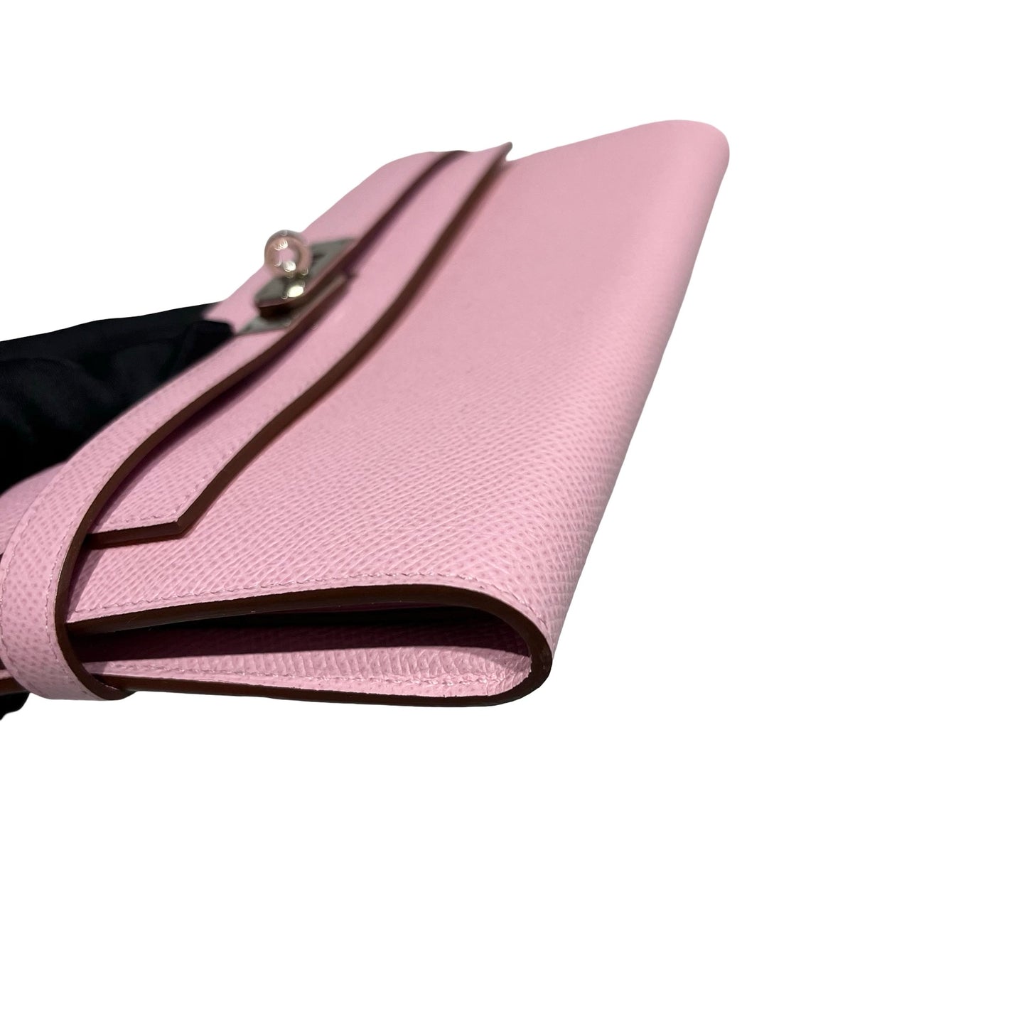 Used HERMÈS KELLY WALLET Wallet Pink PHW