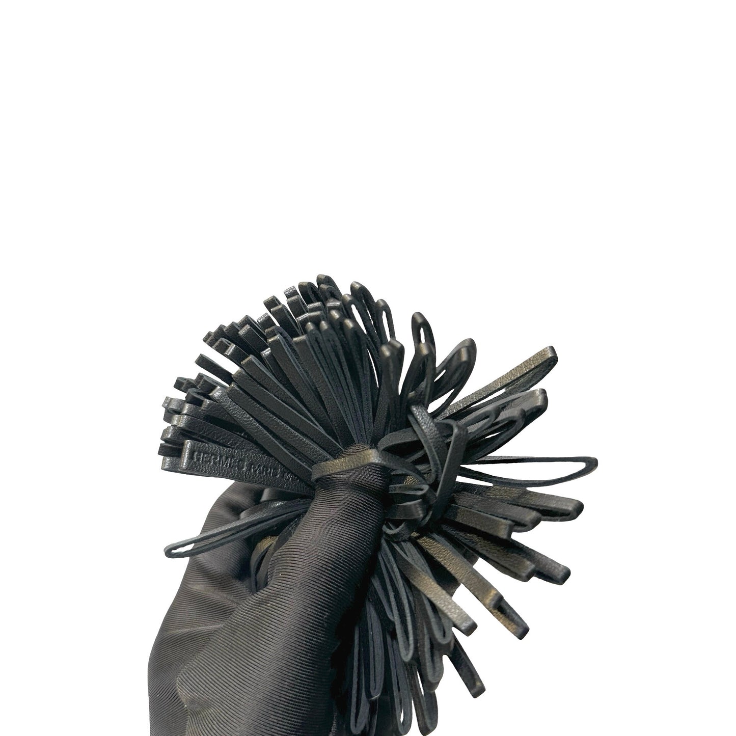 Used HERMES Milo Carmen Accessories Black Phw