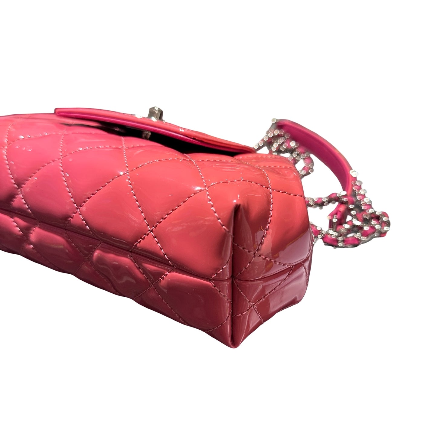 Used CHANEL Flat bag Pink PHW