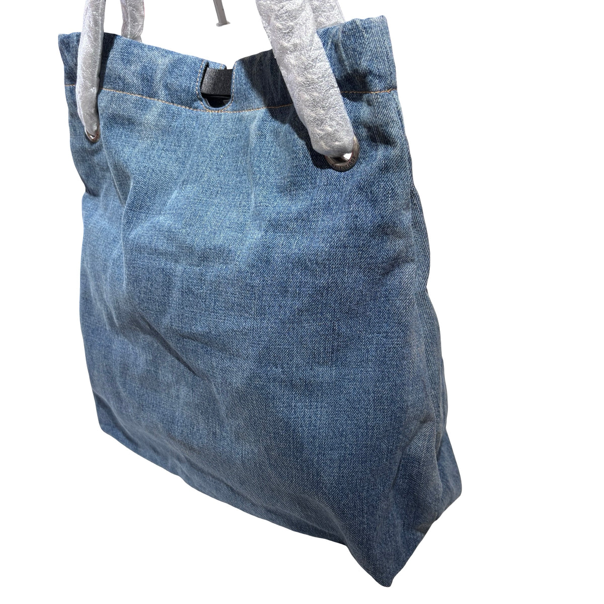Used BALENCIAGA Denim Tote bag Accessories Blue