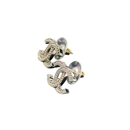 Used CHANEL Yellow Gold Earrings PHW