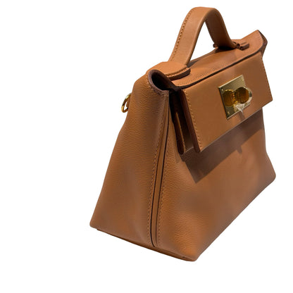 New HERMÈS Mini 24/24 Shoulder Bag Gold (37) GHW