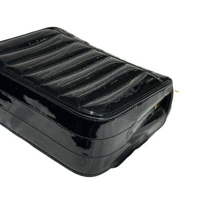 Used SAINT LAURENT Cross Body Bag Black GHW