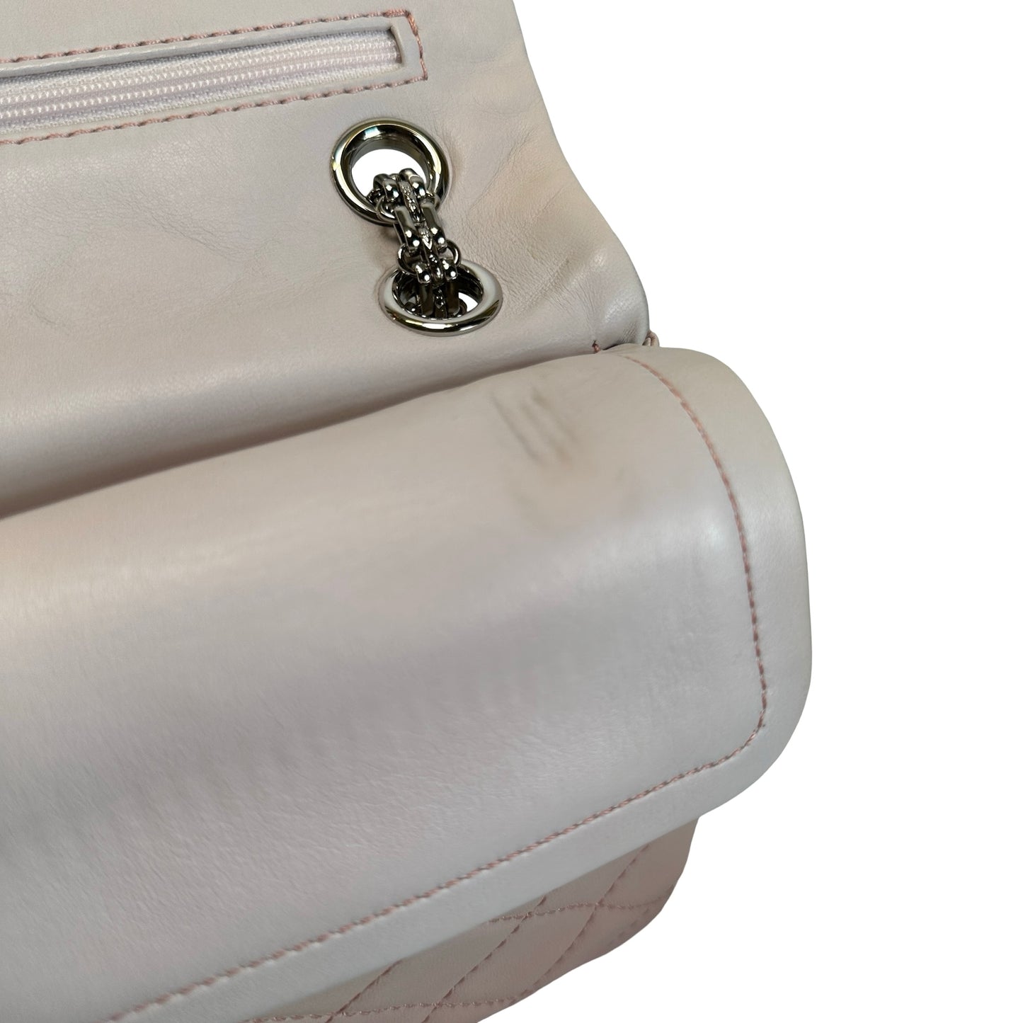 Used CHANEL Quilted 2.55 Reissue Shoulder Bag Pink Cream Ombre
