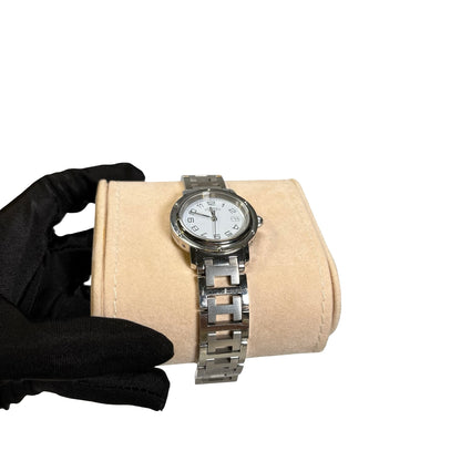 Used HERMES Watch Silver