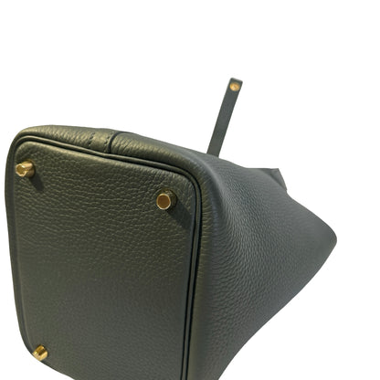Used HERMES TC Picotin 18 Handbag Dark Green