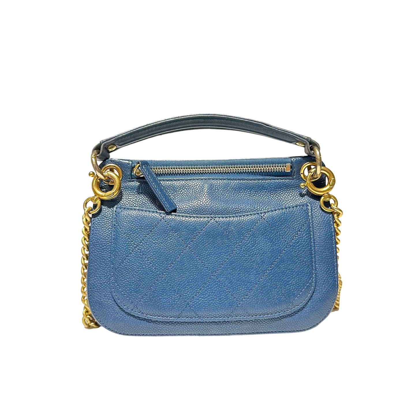 Calf Skin  Two Way Shoulder Bag [101608]