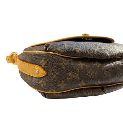 Used LOUIS VUITTON Monogram Tulum GM Shoulder Bag Brown GHW