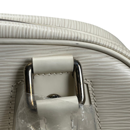 Used LOUIS VUITTON Epi Epi Montaigne PM Handbag White